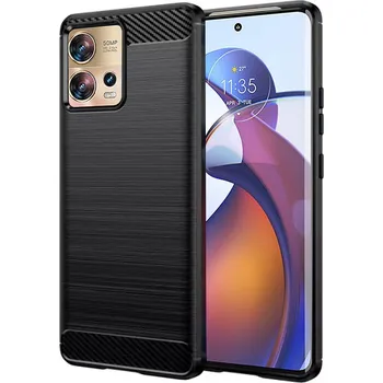 Pouzdro na mobilní telefon Techsuit Karbon Silikon Motorola Edge 30 Fusion Černý