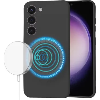 Pouzdro na mobilní telefon Techsuit SoftFlex MagSafe pro Samsung Galaxy S23 černý