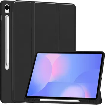 Techsuit Flex Trifold s držákem na tužku pro Samsung Galaxy Tab S10 FE Plus černá