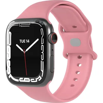 Řemínek na hodinky Techsuit řemínek pro Apple Watch 1-11 SE SE 2 SE 3 38-42mm růžový