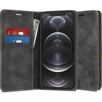 Pouzdro na mobilní telefon Techsuit Pohodlný kryt iPhone 12 Pro Černý