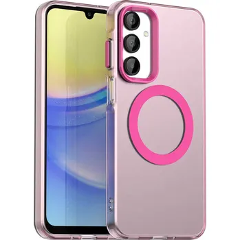Pouzdro na mobilní telefon Techsuit CandyCase MagSafe pro Samsung Galaxy A16 4G A16 5G růžová
