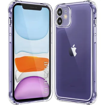 Pouzdro na mobilní telefon Techsuit Nárazuvzdorný Průhledný Silikon iPhone 11 Clear