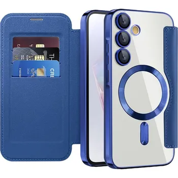 Pouzdro na mobilní telefon Pouzdro na knihu Techsuit SmartMag pro Samsung Galaxy A35 5G modré