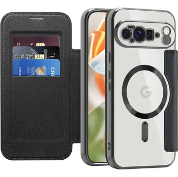 Pouzdro na mobilní telefon Pouzdro Techsuit SmartMag Book pro Google Pixel 10 Pro XL černé