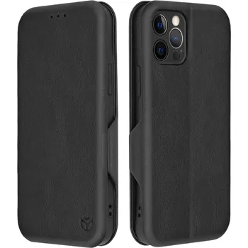 Pouzdro na mobilní telefon Techsuit Bezpečná Peněženka Plus iPhone 12 Pro Černá