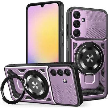 Pouzdro na mobilní telefon Techsuit RuggedCam pro Samsung Galaxy A25 5G fialová