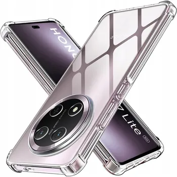 Pouzdro na mobilní telefon Techsuit Shockproof průhledný silikon Honor Magic7 Lite X9c průhledný