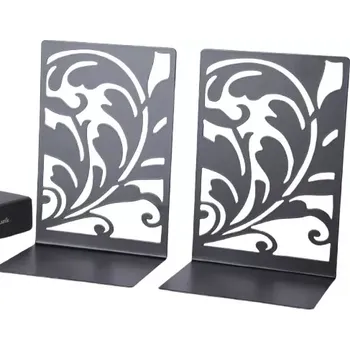 Zarážka na knihu Zarážky na knihy černé, varianta list 1 pár (KNZ7)