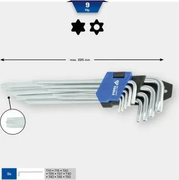 Nářadí pro automobil Sada zahnutých šroubováků Brilliant tools BT044019