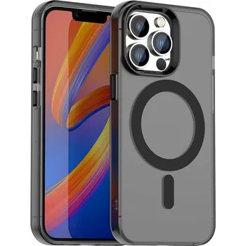 Pouzdro na mobilní telefon Techsuit CandyCase MagSafe pro iPhone 12 Pro Max černá