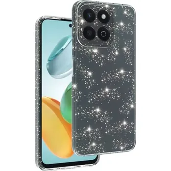 Pouzdro na mobilní telefon Techsuit SparkleSkin Series Honor 200 Smart X7c průhledný obal
