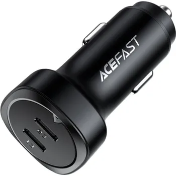 Acefast Car Charger B2 2x Type-C Dual PD Rychlonabíjení 72W Černá