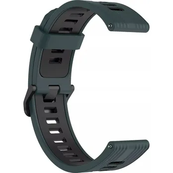 Řemínek na hodinky Techsuit Řemínek 20mm Samsung Galaxy Watch Huawei Zelený