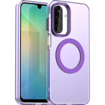 Pouzdro na mobilní telefon Techsuit CandyCase MagSafe pro Samsung Galaxy A26 5G fialová
