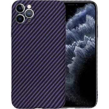 Pouzdro na mobilní telefon Techsuit Carbonite FiberShell iPhone 11 Pro Max Fialový