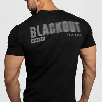 Pánské tričko Pánské tričko Iron Aesthetics Blackout, černé : Barva - Černá, Velikost - XL