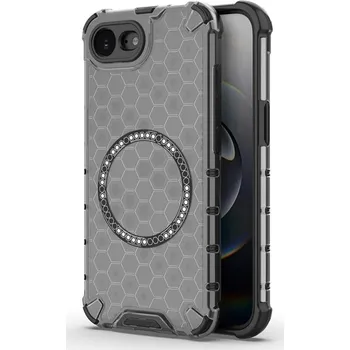 Pouzdro na mobilní telefon Techsuit HoneyComb Shield MagSafe pro iPhone 16e černý