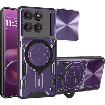 Pouzdro na mobilní telefon Pouzdro Techsuit CamGuard Pro pro Motorola Edge 60 Pro fialové