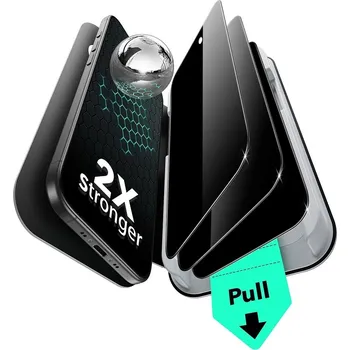 ESR Privacy Tempered Glass UltraFit (3 kusy) iPhone 17 Air černá