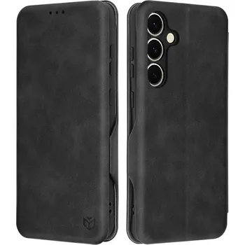 Pouzdro na mobilní telefon Techsuit Bezpečná Peněženka Plus Samsung Galaxy S24 FE Černá