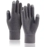 Rukavice Techsuit ST0013 z akrylu velikost 22 cm šedé