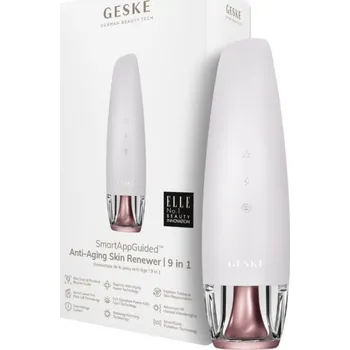 Elektrický čistič pleti GESKE Radiofrekvence obličeje s myostimulací 9v1 (Anti-Aging Skin Renewer) Starlight