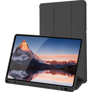 Techsuit Flex Trifold s držákem tužky Samsung Galaxy Tab S6 Lite Černá