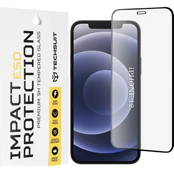 Techsuit ESD sklo iPhone 12 iPhone 12 Pro černé