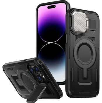 Pouzdro na mobilní telefon Techsuit CamVault MagSafe pro iPhone 14 Pro Max černý