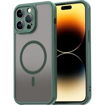 Pouzdro na mobilní telefon Techsuit HaloFrost II MagSafe pro iPhone 14 Pro zelený