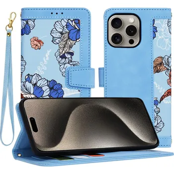 Pouzdro na mobilní telefon Pouzdro Techsuit FlipCraft iPhone 15 Pro Max Vibrant Blue