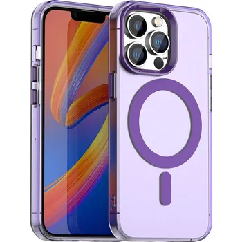 Pouzdro na mobilní telefon Techsuit CandyCase MagSafe pro iPhone 12 Pro Max fialová