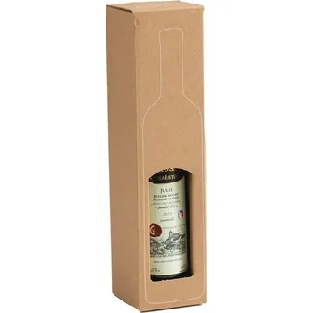 Dárková krabice na víno / 1 láhev / 89x89x360 mm