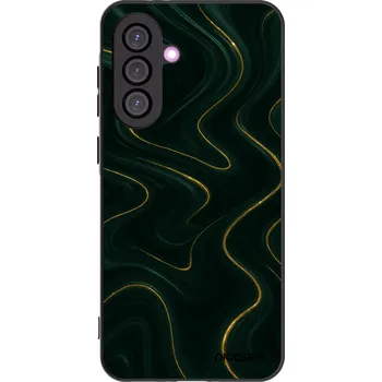 Pouzdro na mobilní telefon Picasee silikonový černý obal pro Samsung Galaxy A36 5G - Vawes