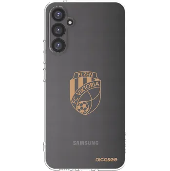 Pouzdro na mobilní telefon Picasee silikonový průhledný obal pro Samsung Galaxy A34 5G A346B - FC Viktoria Plzeň I