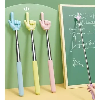 Vysouvatelné ukazovátko s rukou – růžové (UKZ3)