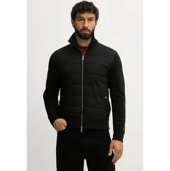 Bunda s příměsí vlny Tommy Hilfiger černá barva, MW0MW40774 99X, vel. M