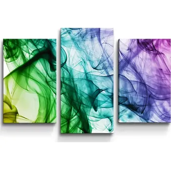 Obraz Sablio Obraz - 3-dílný Barevný efekt - 75x50 cm