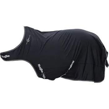 Jezdectví Deka do kolotoče COVALLIERO RugBe s fleece černá 145cm