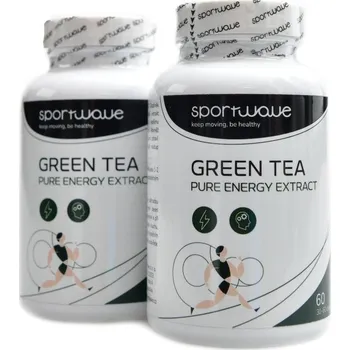 Přírodní produkt Sportwave Green tea pure energy extract 2 x 60 kapslí