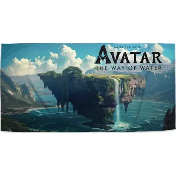 Osuška Sablio Ručník Avatar The Way of Water Plovoucí ostrov - 50x100 cm