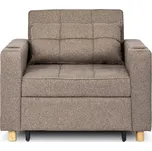 Polohovatelné křeslo Solor hnědé