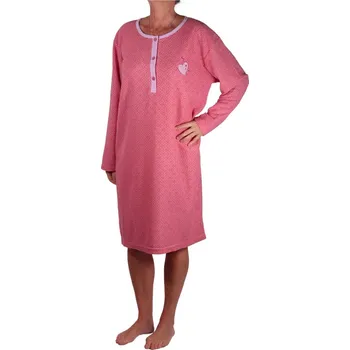 Body Věrka froté noční košile 4N-784-02 L světle červená