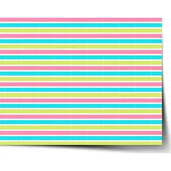 Plakát Sablio Plakát Proužky - 60x40 cm