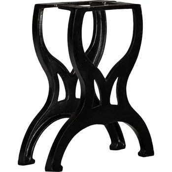 vidaXL Nohy k lavici ve tvaru písmene X 2 ks litinové