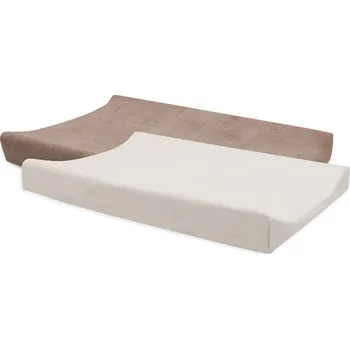 Přebalovací podložka Jollein Potah na přebalovací podložku 50x70cm 2 ks froté Milky Coffee/Ivory