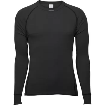 Pánské tričko Pánské merino triko Brynje Classic Wool Light Shirt, black - XS