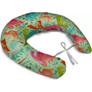 Polštář Sablio Těhotenský polštář Dinosauři v trávě