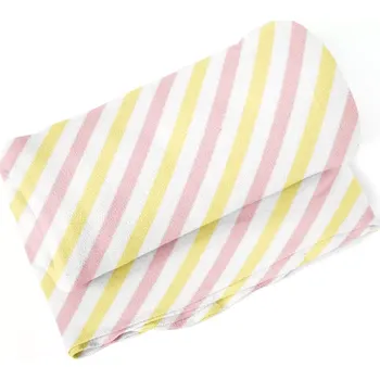 deka Sablio Deka Růžové a žluté pruhy - 150x120 cm